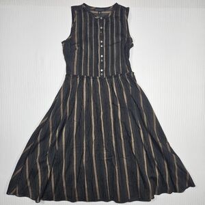 Banana Republic Striped Cotton Sleeveless Dress Size 2